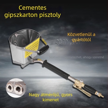 Automata cementhabarcs permetezőpisztoly belső és külső falakhoz