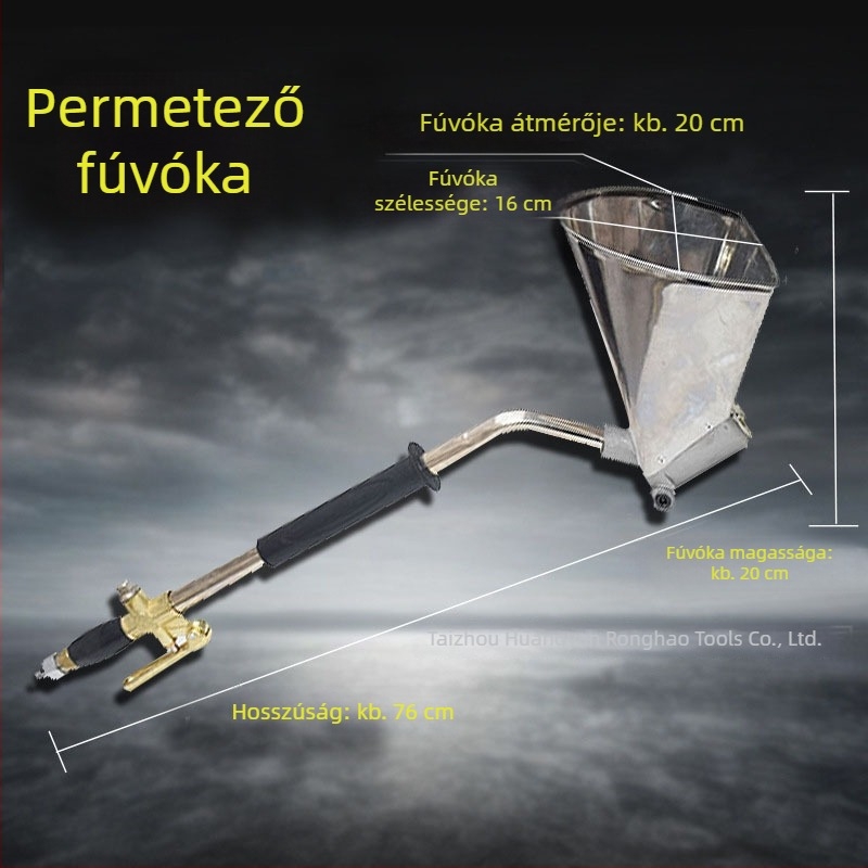 Automata cementhabarcs permetezőpisztoly belső és külső falakhoz