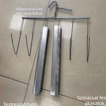 Függesztő tartók és horgok: permetezéshez, elektroforézissel és porbevonáshoz.