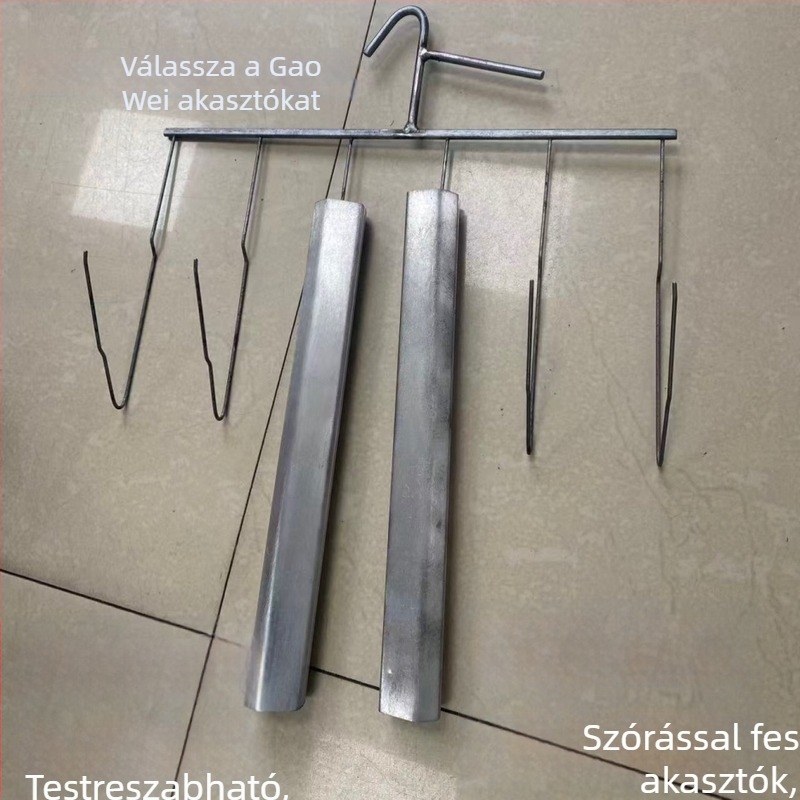 Függesztő tartók és horgok: permetezéshez, elektroforézissel és porbevonáshoz.