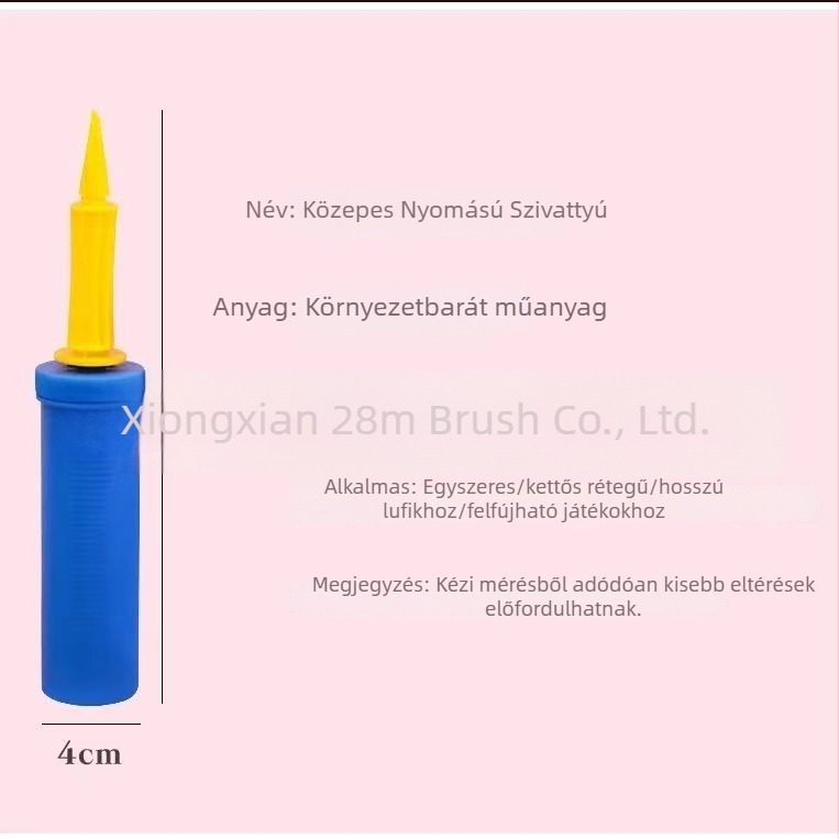 Kézi hordozható pumpa ballonokhoz és úszógumikhoz