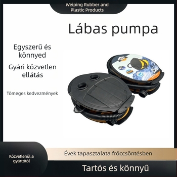 Lábpedálos légpumpa felfújhető matracokhoz, többfunkciós