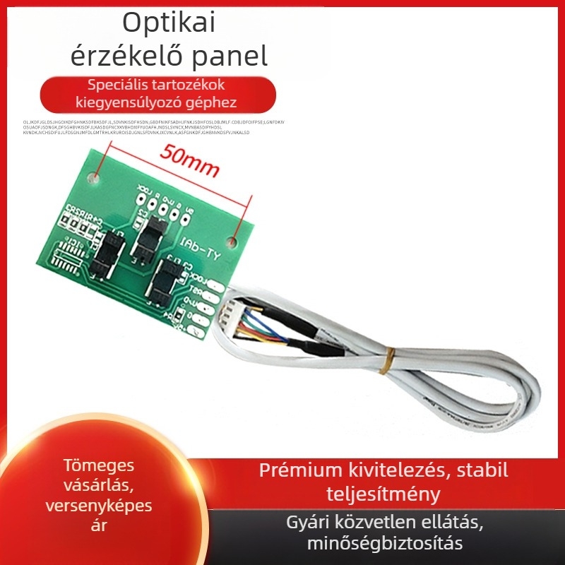 Gumi kiegyensúlyozó gép kiegészítők: fotóelektrikus szenzor, szenzoros PCB, elektronikus áramkör lap, kiegyensúlyozó anyaborda