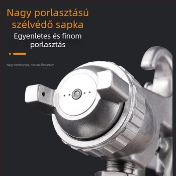 Pneumatikus spray pisztoly, kompakt permetező, latexfesték, nagy atomizáció, bútorok, autófestés és falak