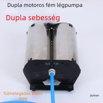 Elektronikus automata levegőoszlop-infláló pumpa buborékos oszloppal, vörösborhoz, tejporhoz és motorolajhoz