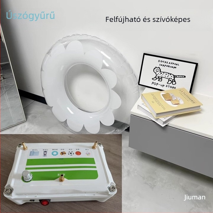 Elektronikus automata levegőoszlop-infláló pumpa buborékos oszloppal, vörösborhoz, tejporhoz és motorolajhoz