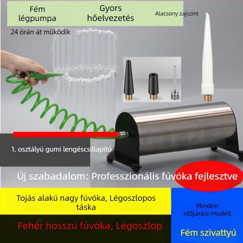 Elektronikus automata levegőoszlop-infláló pumpa buborékos oszloppal, vörösborhoz, tejporhoz és motorolajhoz