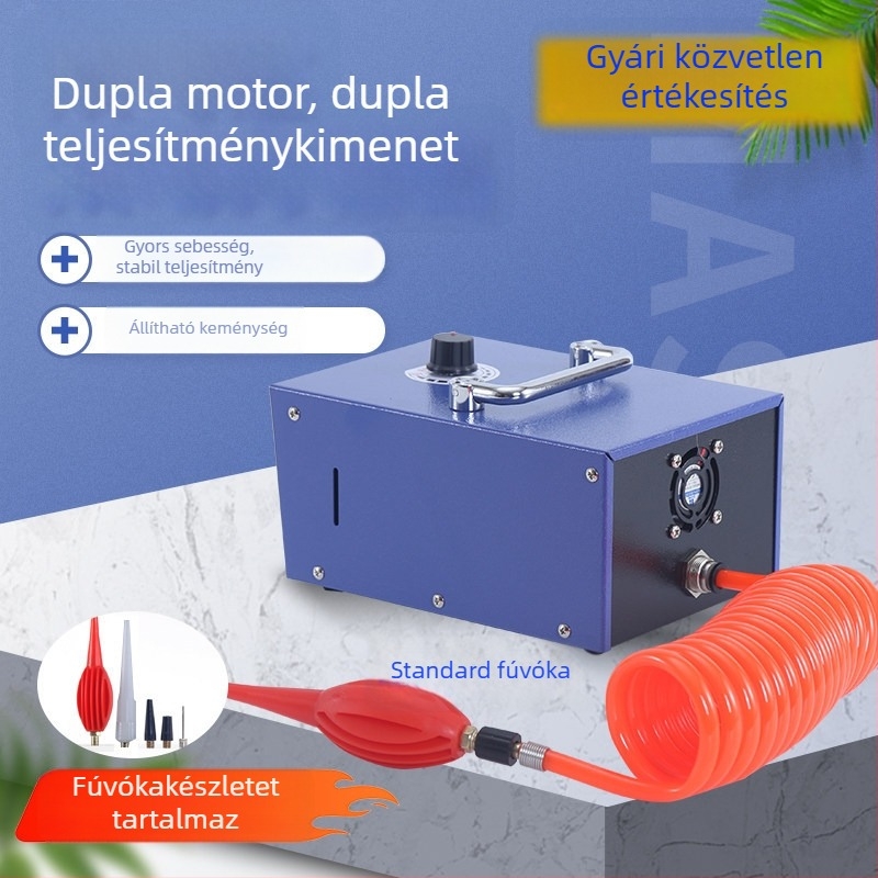 Elektronikus automata levegőoszlop-infláló pumpa buborékos oszloppal, vörösborhoz, tejporhoz és motorolajhoz