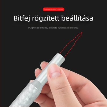 56 darabos kézi háztartási csavarhúzó készlet keresztes és U-alakú bitekkel és speciális bitekkel