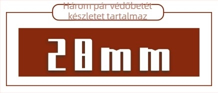 Gumiabroncs-eltávolító készlet 28 mm-es fejjel és három védőpad készlettel a csapágyak demontálásához autójavításhoz.