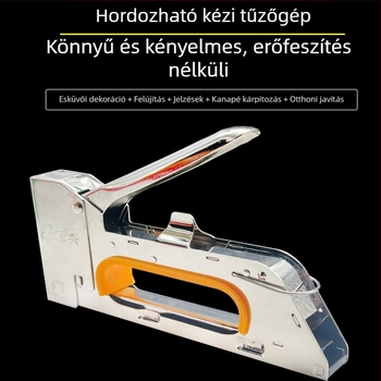 Kézi U-formájú szögpisztoly, 1008F, alkalmas vászonhoz és kanapé-tapétázáshoz, ajtó típusú kivitel