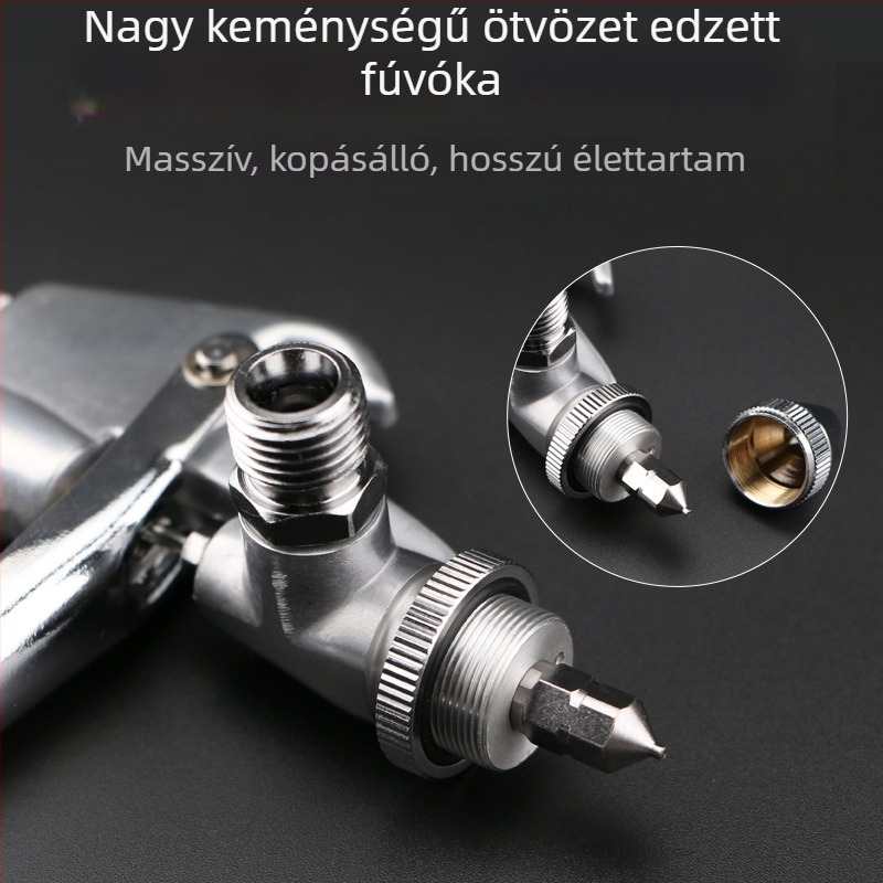Muzi K3 pneumatikus festékszóró, gravitációs betáplálás, strapabíró, 0,5 mm fúvóka