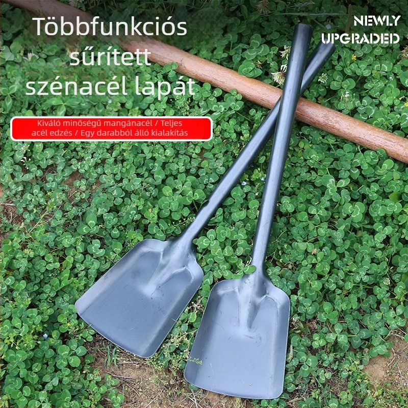 Extra vastag tűzlapát otthoni használatra, nagy hőállóságú, vastított lapát hagyományos konyhákhoz és széntüzelésű kályhákhoz