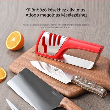 Gyémánt élező kő késekhez – otthoni használatra, hordozható, kétoldalas élezés