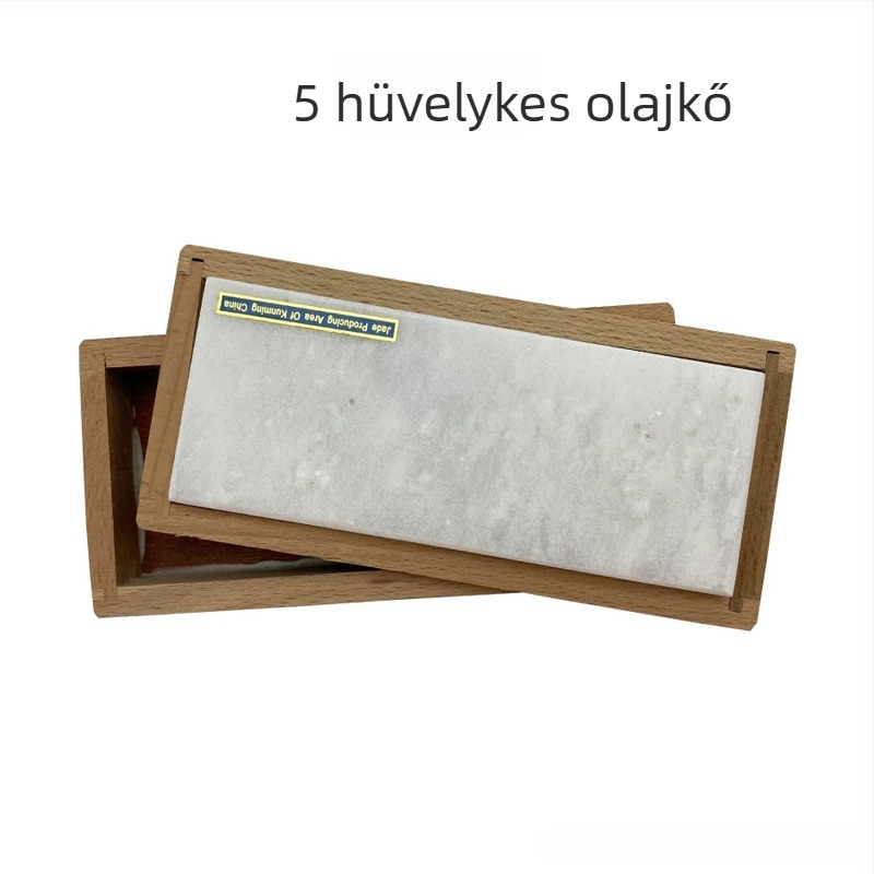 Olajkő élezéshez és polírozáshoz, 4-6 hüvelyk, kétoldalas élező kő faragáshoz és gravírozáshoz