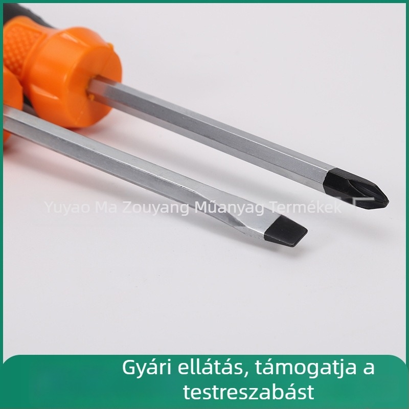 Mágneses izolált csavarhúzó Philips- és laposfejű, modell 003, egy darab, króm-vanádium acél