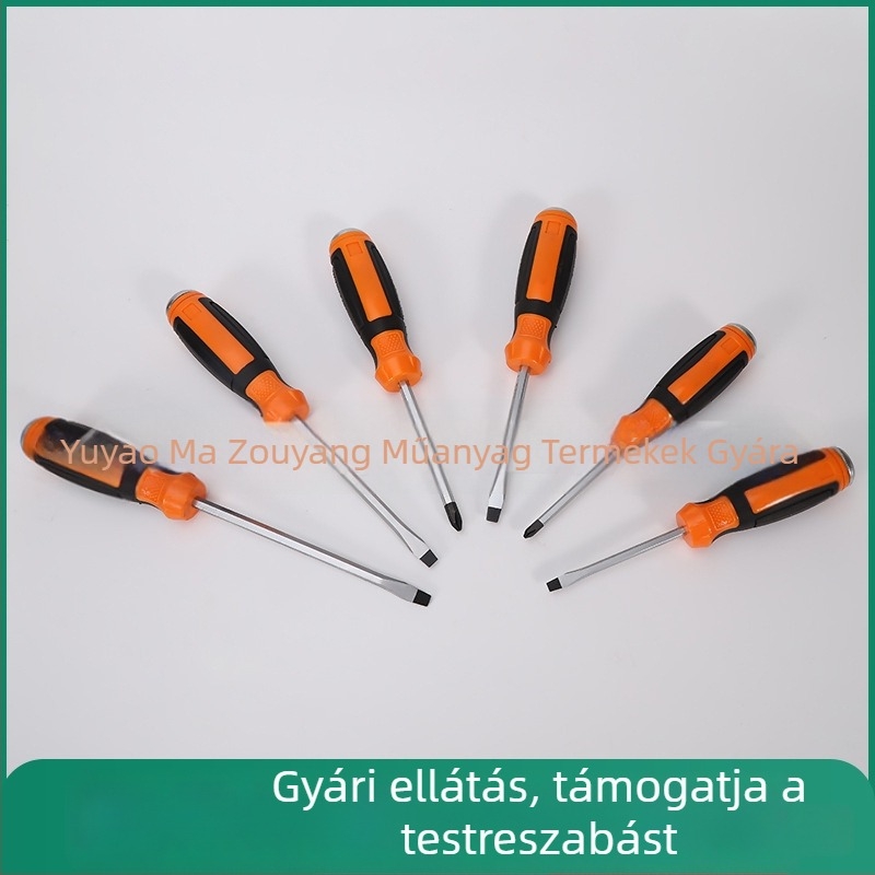 Mágneses izolált csavarhúzó Philips- és laposfejű, modell 003, egy darab, króm-vanádium acél