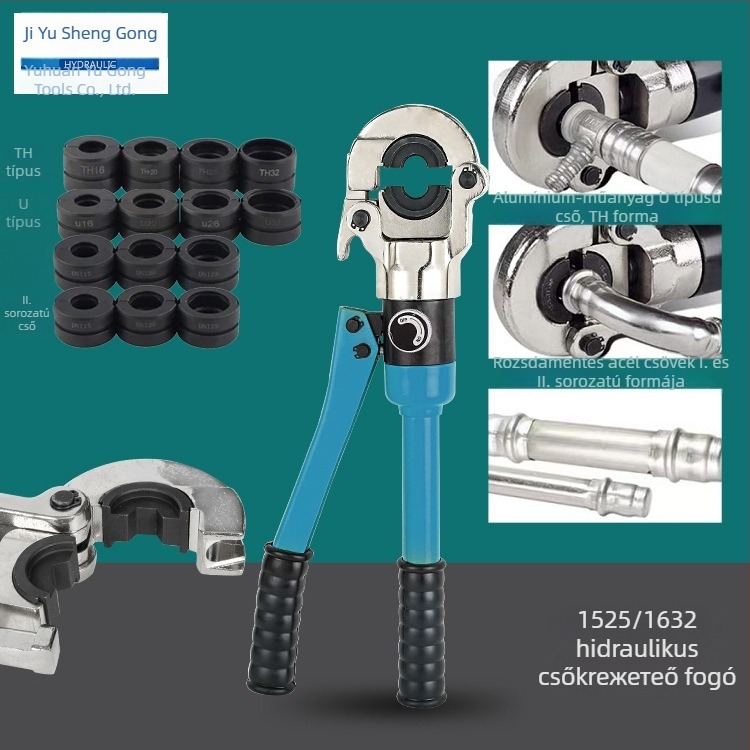 PEX hidraulikus préselő fogó csövekhez, 16-32 mm, modell 1632