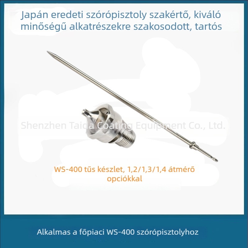 W-400 fúvófej atomizáló sapkával WS-400, alacsony nyomású, nagy atomizáció