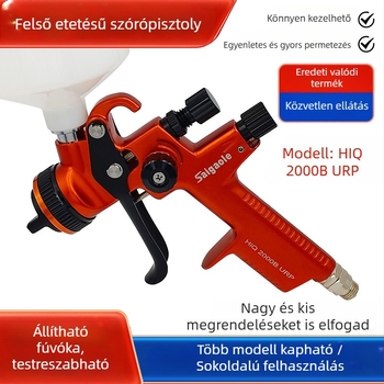 Saigaole 2000B autóipari fémlemez festékszóró pisztoly, nagy atomizációval a fedőréteghez