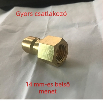 Magasnyomású autómosó pisztoly, csőcsatlakozó M14 belső menettel, férfi gyorscsatlakozó, tömlőfej-alkatrészek 280380