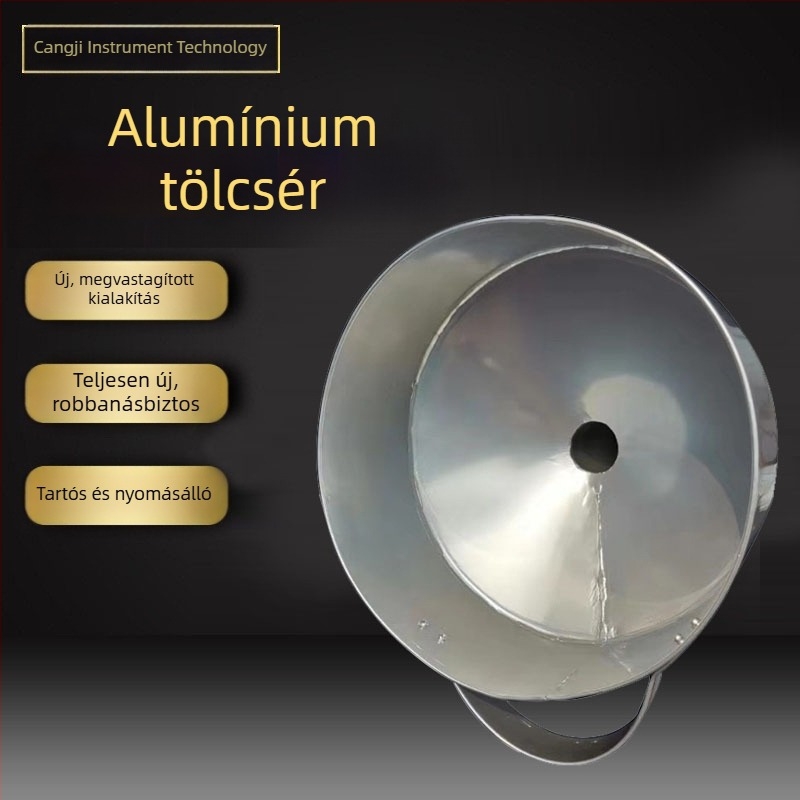 Alumínium tölcsér üzemanyag-szállító teherautókhoz – 200–250 mm, diesel és benzin