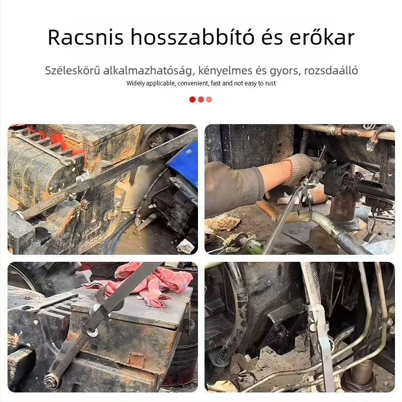 Kétfunkciós nyomatékkulcs hosszabbító rúd