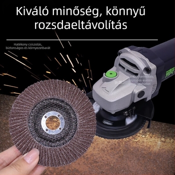 911 hálós fedél, 911 vasfedél, Flap kerék, Csiszoló korong, Sík abrazív textilkerék, Kézzel téphető abrazív textil tekercs