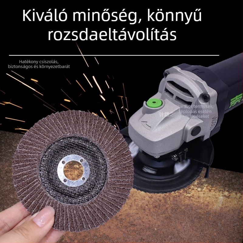 911 hálós fedél, 911 vasfedél, Flap kerék, Csiszoló korong, Sík abrazív textilkerék, Kézzel téphető abrazív textil tekercs