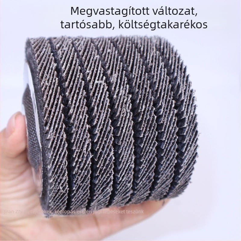 911 hálós fedél, 911 vasfedél, Flap kerék, Csiszoló korong, Sík abrazív textilkerék, Kézzel téphető abrazív textil tekercs