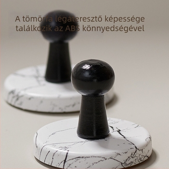 Forgó vákuumos fa akasztó, fúrás nélküli falra szerelhető, erős tapadással, előszoba és fürdőszoba számára