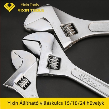 Yixin 15 hüvelykes munka-megtakarító állítható kulcs, 18 hüvelykes és 24 hüvelykes állítható kulcsok, javító eszköz