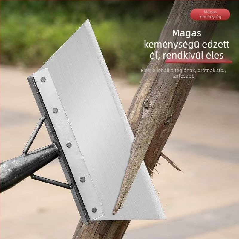 Mangán acél lapos ásó baromfi- és sertéstrágya tisztítására, jégkaparításra, falak tisztítására, mezőgazdasági tisztító eszköz