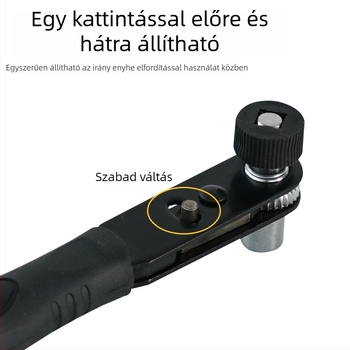 1/4 hüvelykes mini tekerőkulcs bit adapterrel