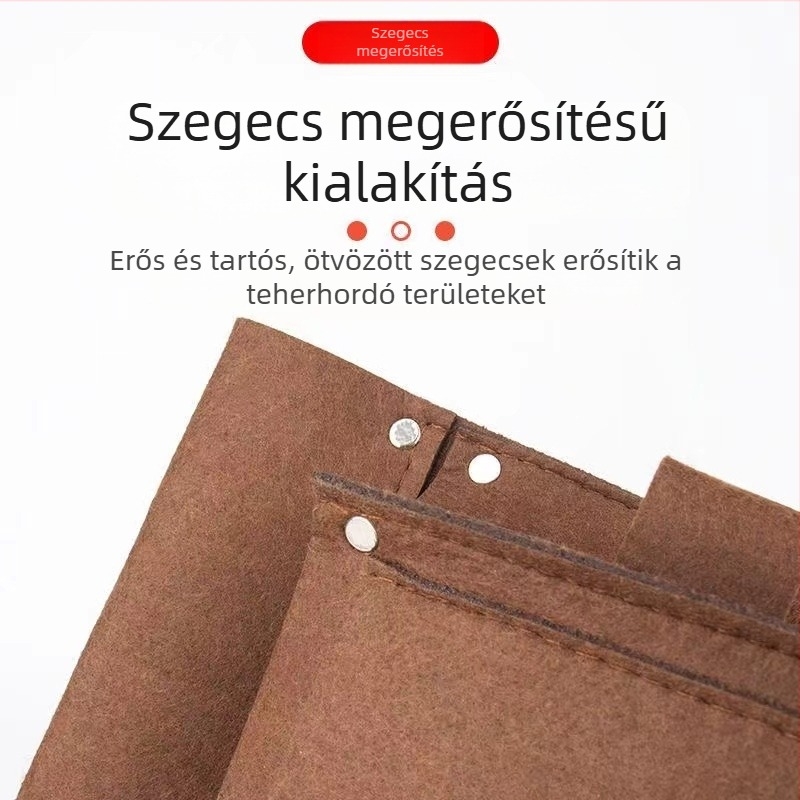 Ácsok és építőmunkások számára szögeknek tartó övtáska, tartós szerszámtáska szegdobozzal
