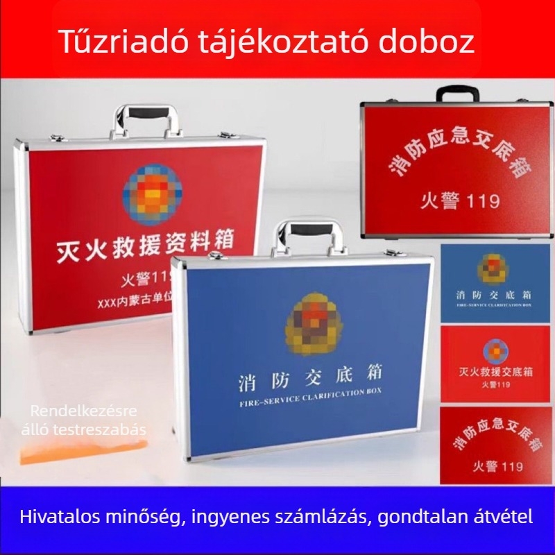 Alumínium-ötvözetű tűzvédelmi szerszámkészlet, hordozható eszközkészlet