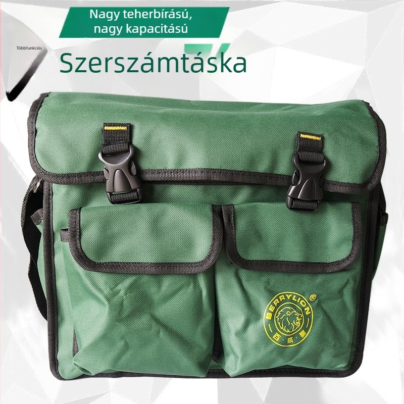 Baiweishi villanyszerelő szerszáztáska, kétszintű Oxford anyagú, vízálló multifunkcionális szerszáztáska DGD105