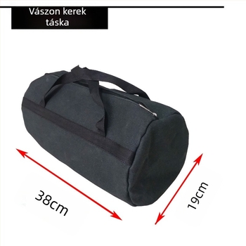 Vastag vászon szerszámtáska elektroműszerész számára, nagy, többfunkciós, kopásálló