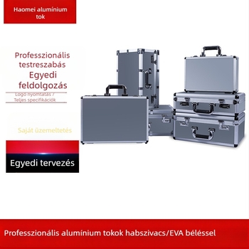 Egyedi alumínium repülőtok szerszámokhoz és berendezésekhez, hordozható műszeres tok, gördíthető szállító doboz