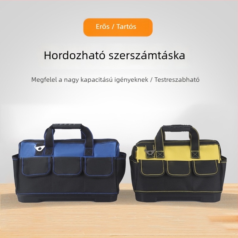 14/16 hüvelykes Oxford vászon vízálló szerszámtáska villanyszerelőknek