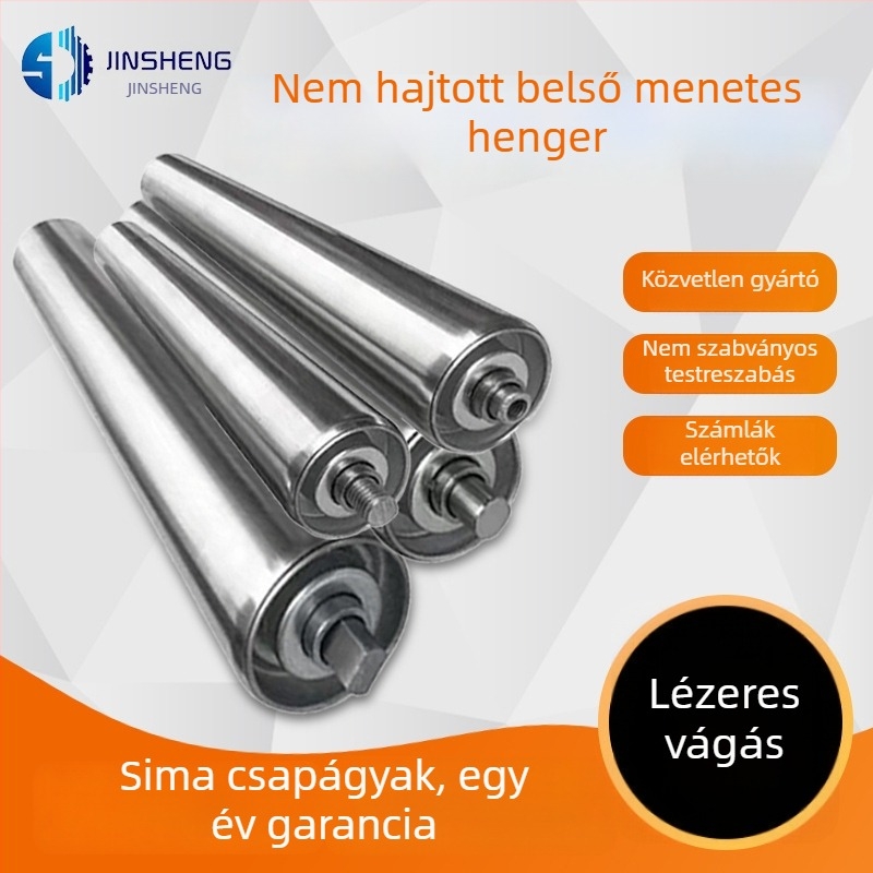 Magas fényű szénszálas görgő szállítószalaghoz és présberendezésekhez, olajhűtéses, belső fogazatú hajtás nélküli