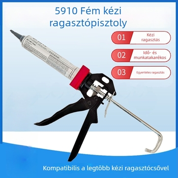5910-es tömítőpisztoly – speciálisan a 5910-es sorozathoz, kézi tömítőpisztoly autó motorhoz