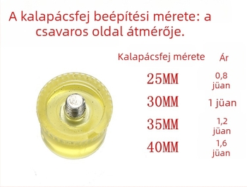 Gumi kalapács, padlós kalapács és nylon kalapács – tartós eszköz
