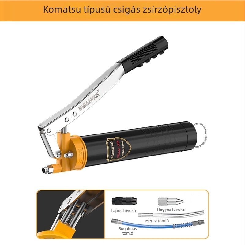 Kézi nagynyomású zsírzópisztoly Caterpillar gépekhez – kenőanyag-ellátó eszköz ásógépeknél