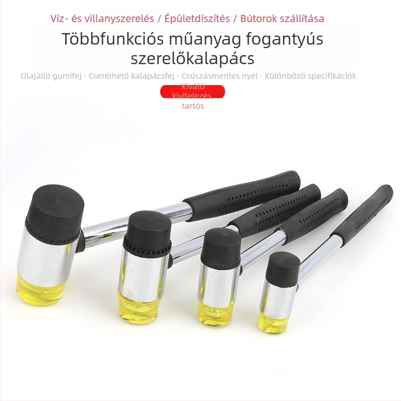Műanyag fejű rögzítő kalapács csempe és márvány felrakásához