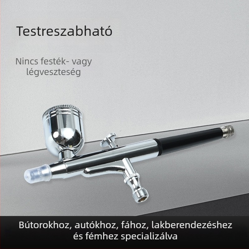 130‑modell porlasztó pumpával kezdőknek, 0,2–0,3 mm fúvóka festéshez és művészeti alkotáshoz