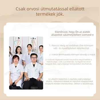 Meridián tapping masszírozó hát- és vállrészre, tapping tábla és ín- és izomrúd (Hagyományos kínai orvoslás)