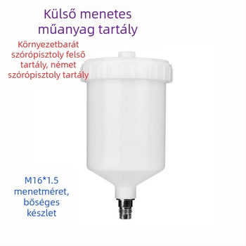 600 ml műanyag festék kanna permetező pisztolyhoz