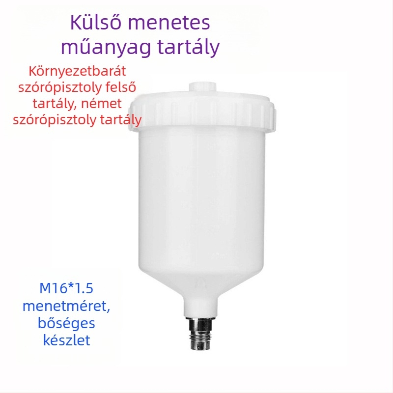 600 ml műanyag festék kanna permetező pisztolyhoz