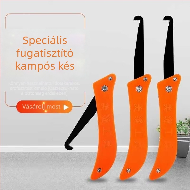 Kétkomponensű tömítőpisztoly kettős cső rendszerrel, fugafejű penge, öt részes kerámia-tömítő készlet – fáradságot megkímél